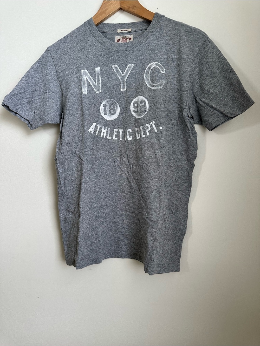 Abercrombie & Fitch Vintage Men’s Gray Short-Sleeve Tee